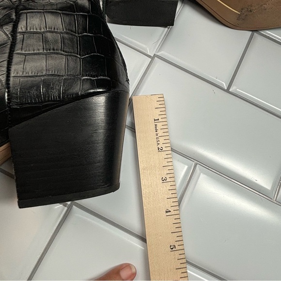 Dolce Vita Coltyn Black Leather Rear Zip Bootie size‎ 8 - Picture 15 of 16